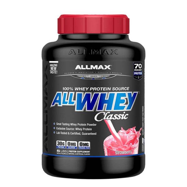 Allmax All Whey, 5 lbs Strawberry