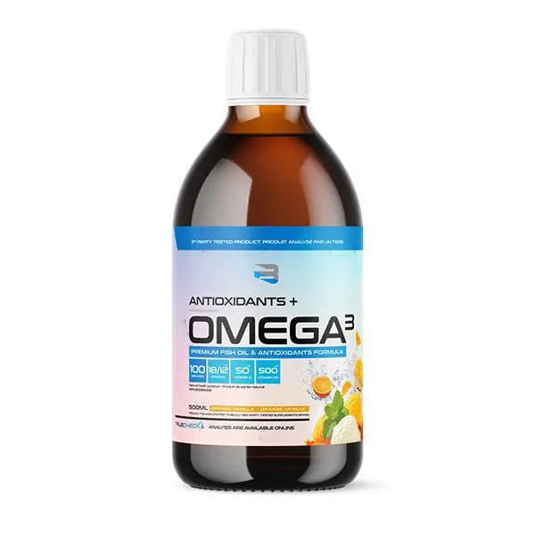 Chargez l'image dans la visionneuse de la galerie, Believe Omega 3 + D3 &amp; E, 500 ML, 100 Servings Orange Vanilla
